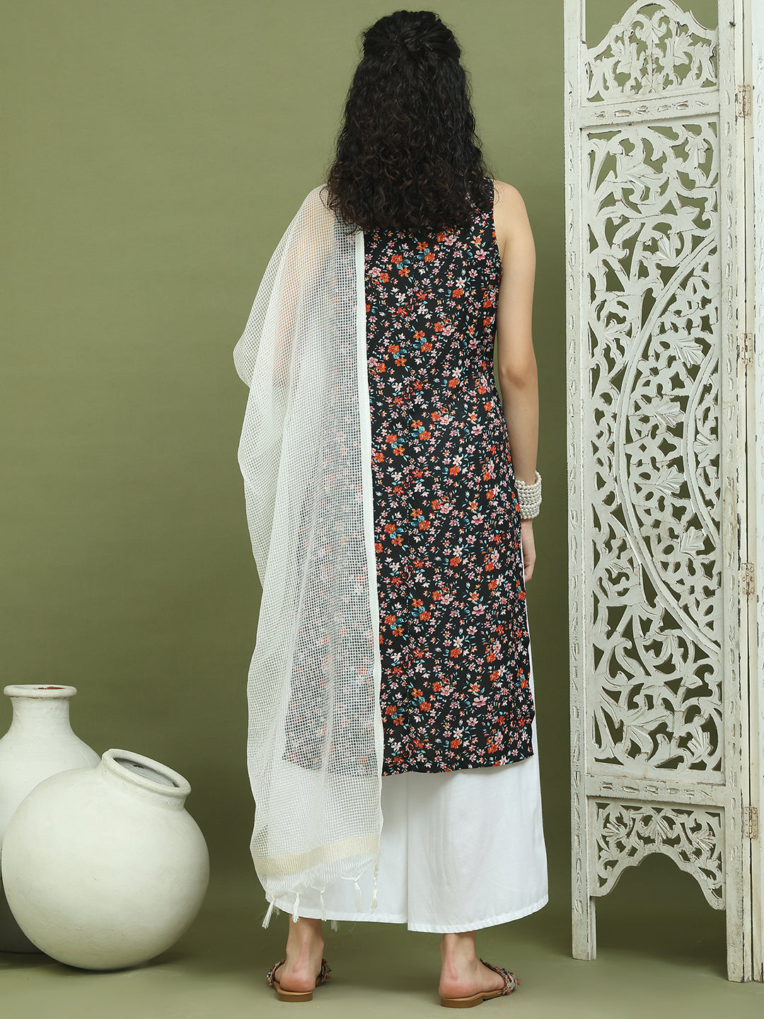 DesiQlo Women kurta sets - Black - JOKPL_2137W_D31W_1584_Black_S