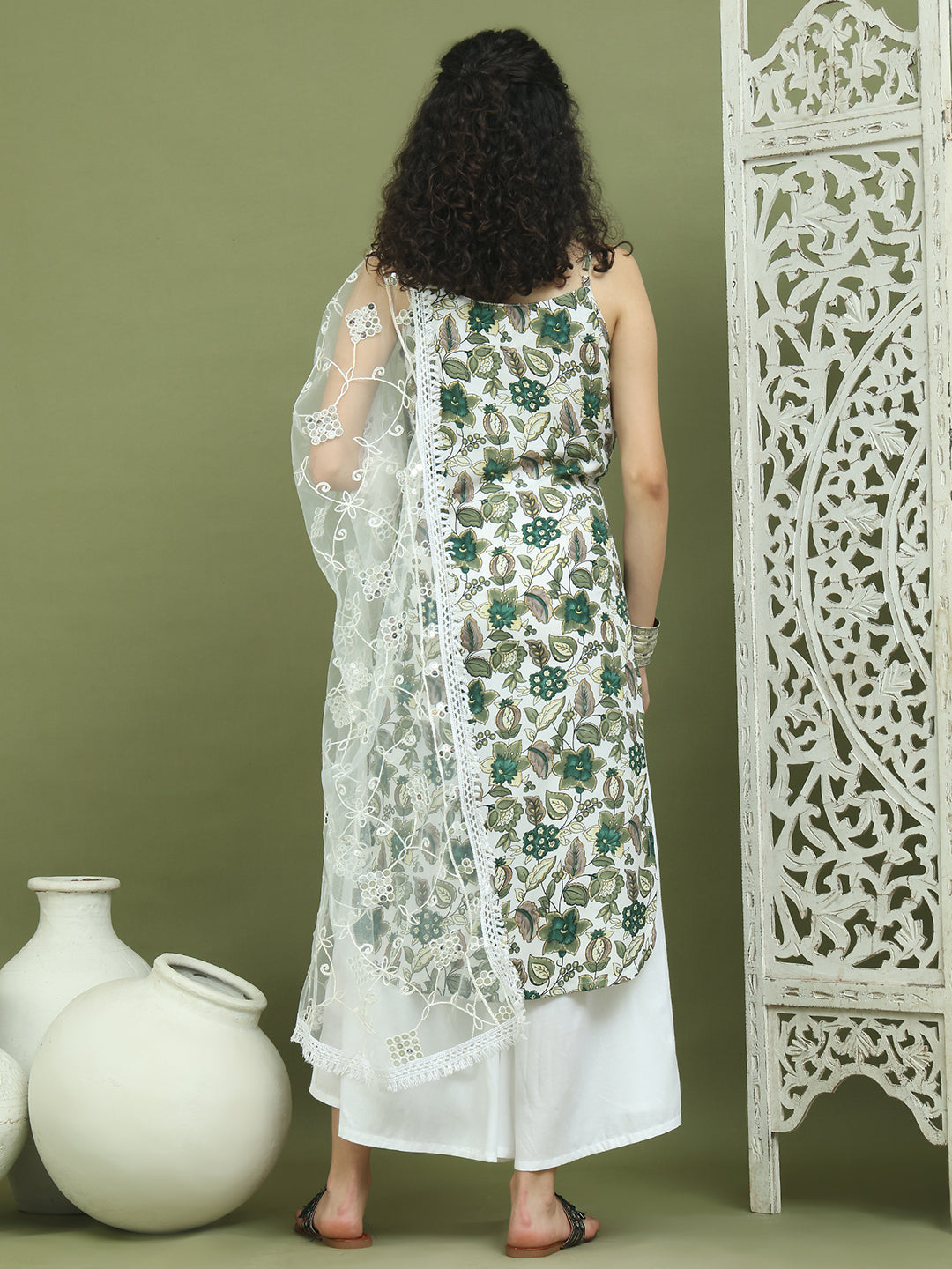 DesiQlo Women kurta sets - Green - JOKPL_2137W_D67W_1573_Green_S