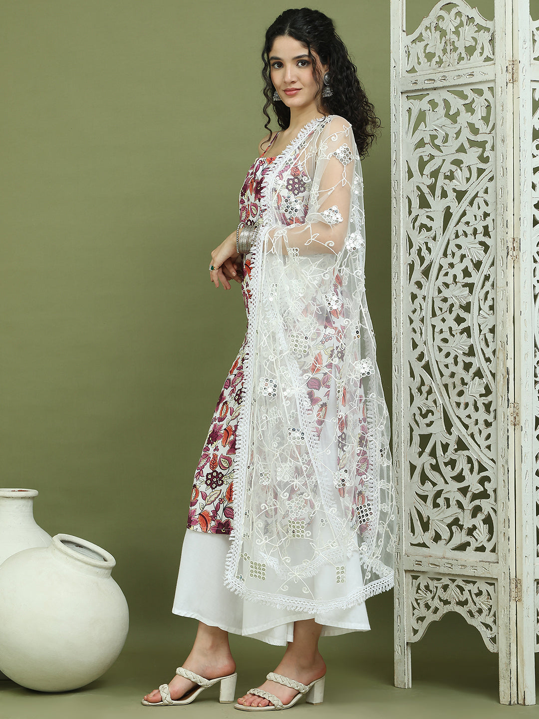 DesiQlo Women kurta sets - Purple - JOKPL_2137W_D67W_1573_Purple_S