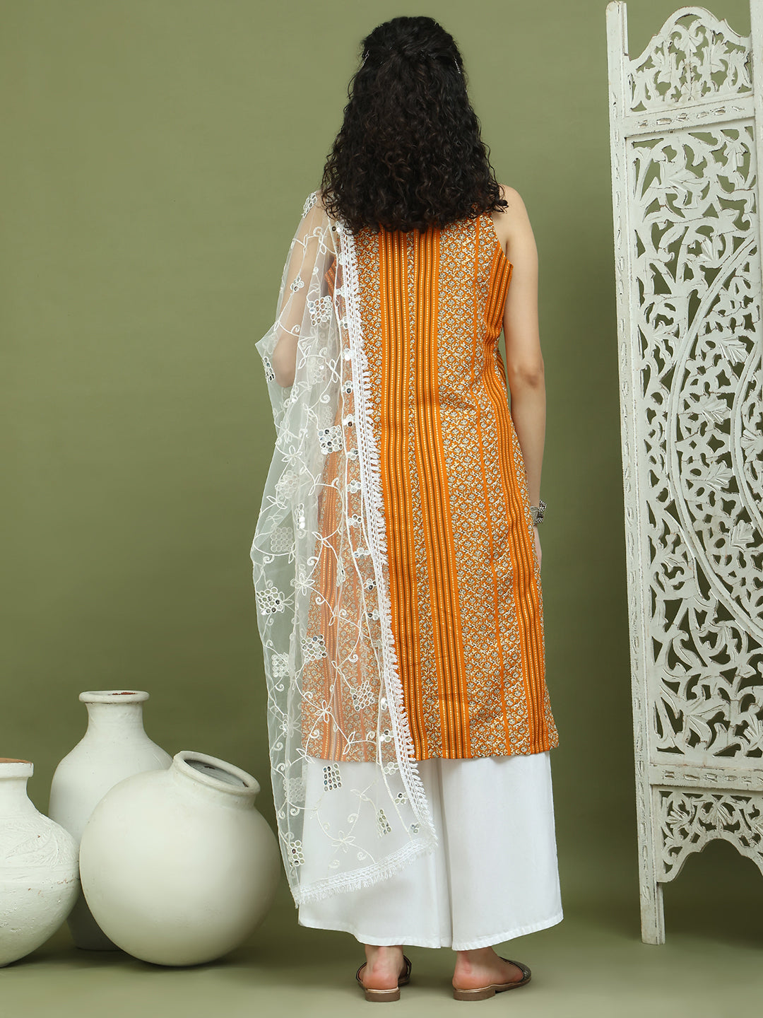 DesiQlo Women kurta sets - Yellow - JOKPL_2137W_D67W_1575_Yellow_S