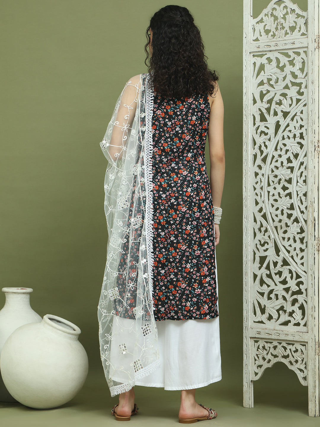 DesiQlo Women kurta sets - Black - JOKPL_2137W_D67W_1584_Black_S
