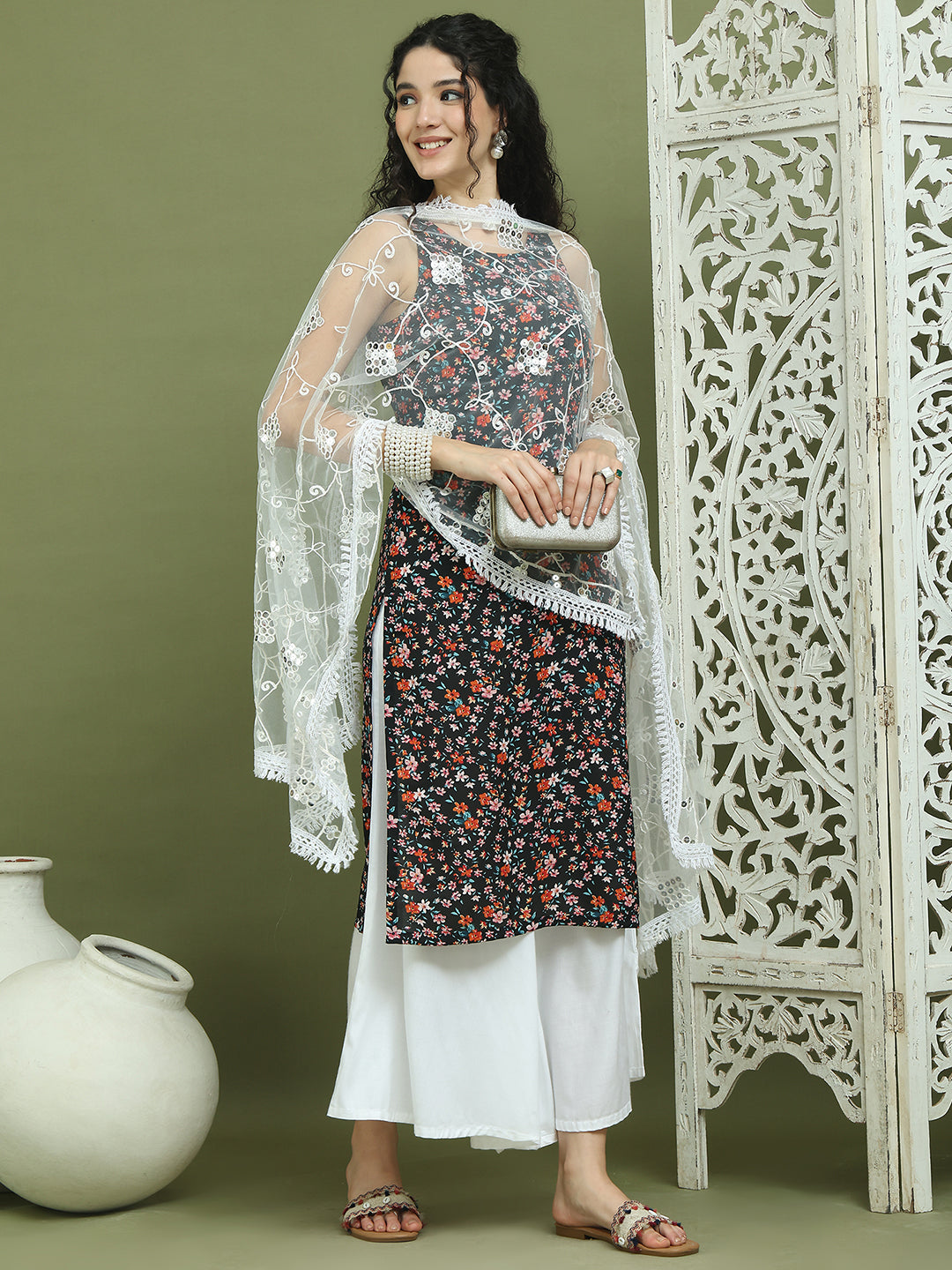 DesiQlo Women kurta sets - Black - JOKPL_2137W_D67W_1584_Black_S
