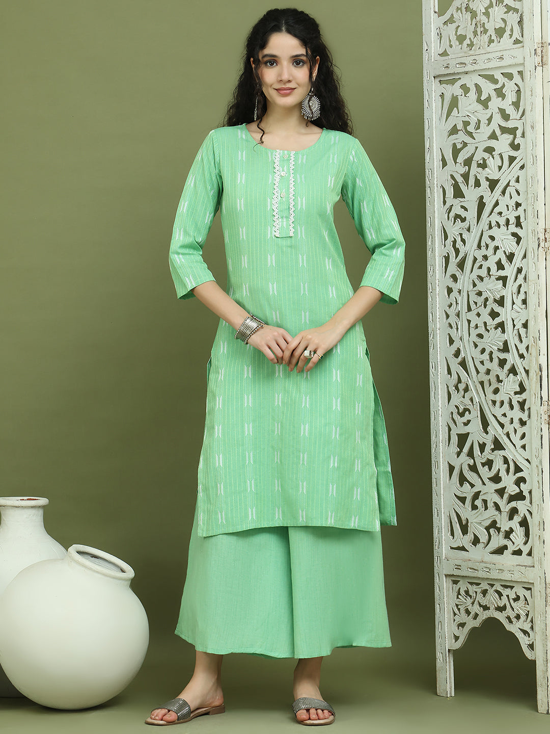 DesiQlo Women Kurta & Kurtis - Green
