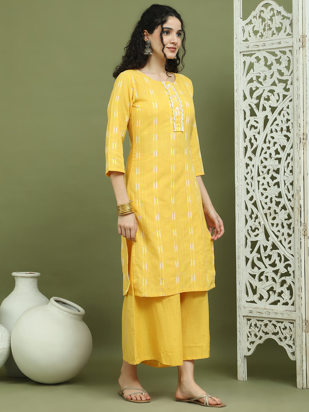 DesiQlo Women Kurta & Kurtis - Yellow - JOK_1570_Yellow_S