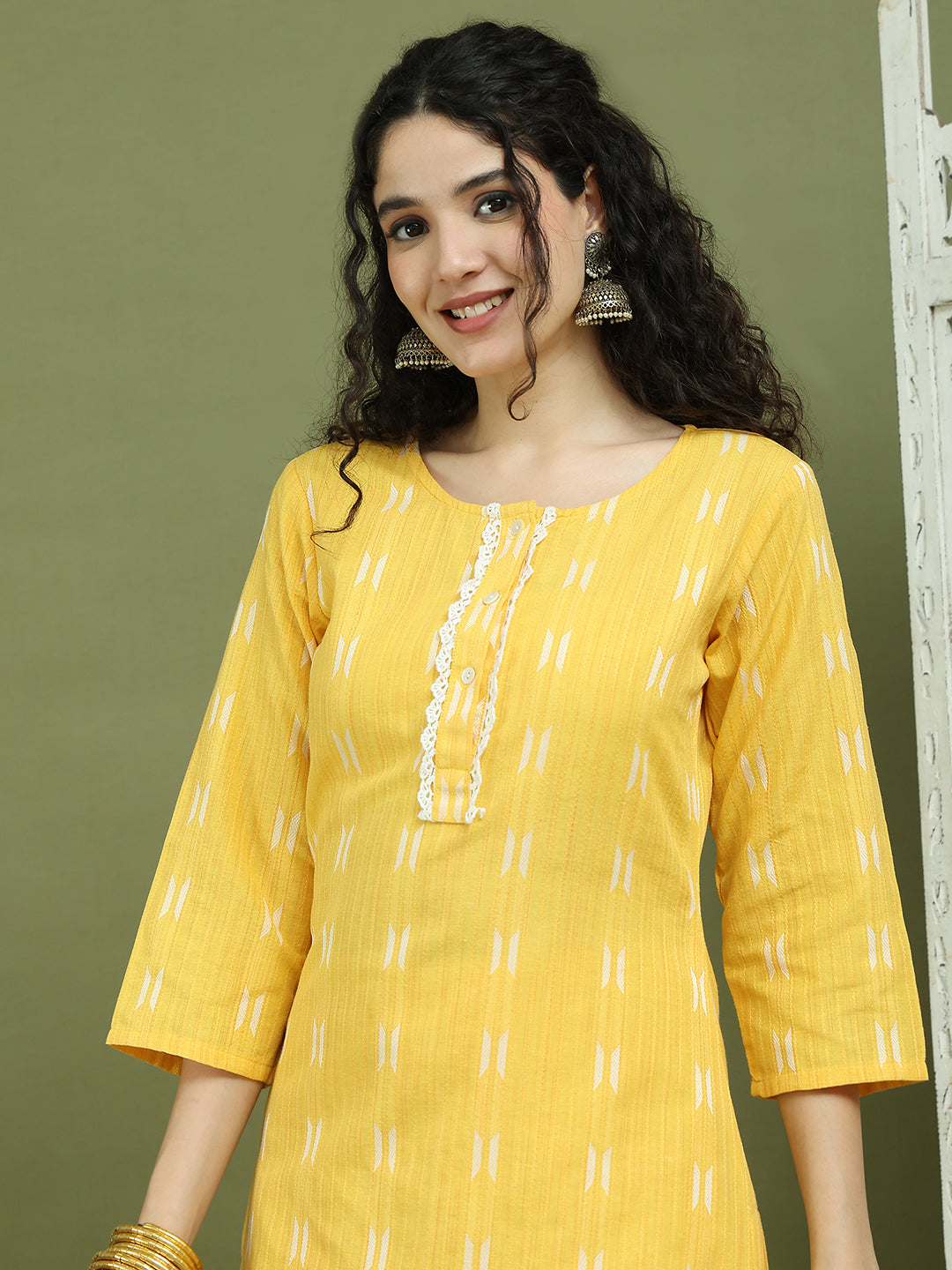 DesiQlo Women Kurta & Kurtis - Yellow - JOK_1570_Yellow_S
