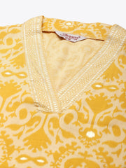 Printed Kurta with Assorted Palazzos & Dupatta-JOKPL-D31Bg