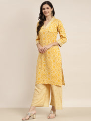 Printed Kurta with Assorted Palazzos & Dupatta-JOKPL-D31Bg