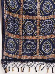 Embroidered Sequinned Kurta with Palazzos & Dupatta ( JOKPL D37N 1475 Navy )