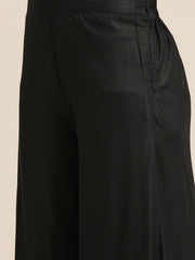 Women Kurta with Palazzos & print Dupatta-JOKPL-D39B