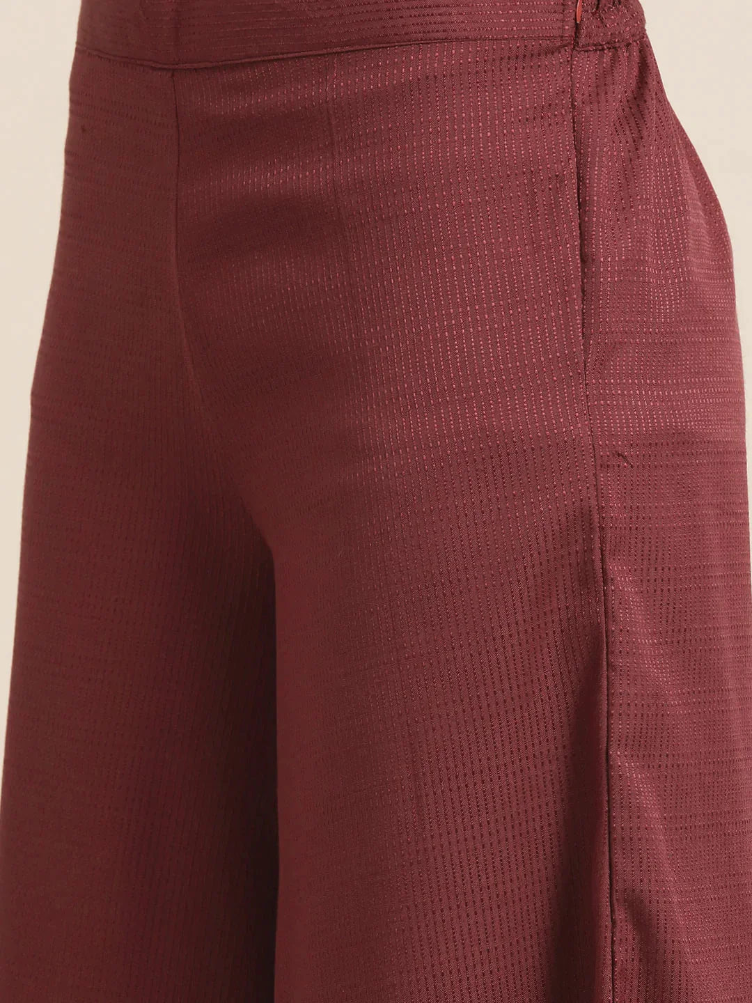DesiQlo Women Kurta sets - Maroon - JOKPL_D39P_1481_Maroon_S