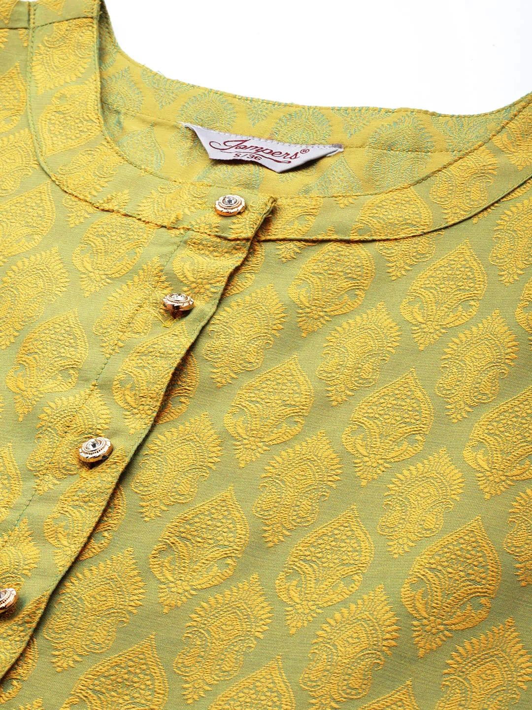 DesiQlo Women Kurta sets - Yellow - JOKPL_D40Y_1480_Yellow_S
