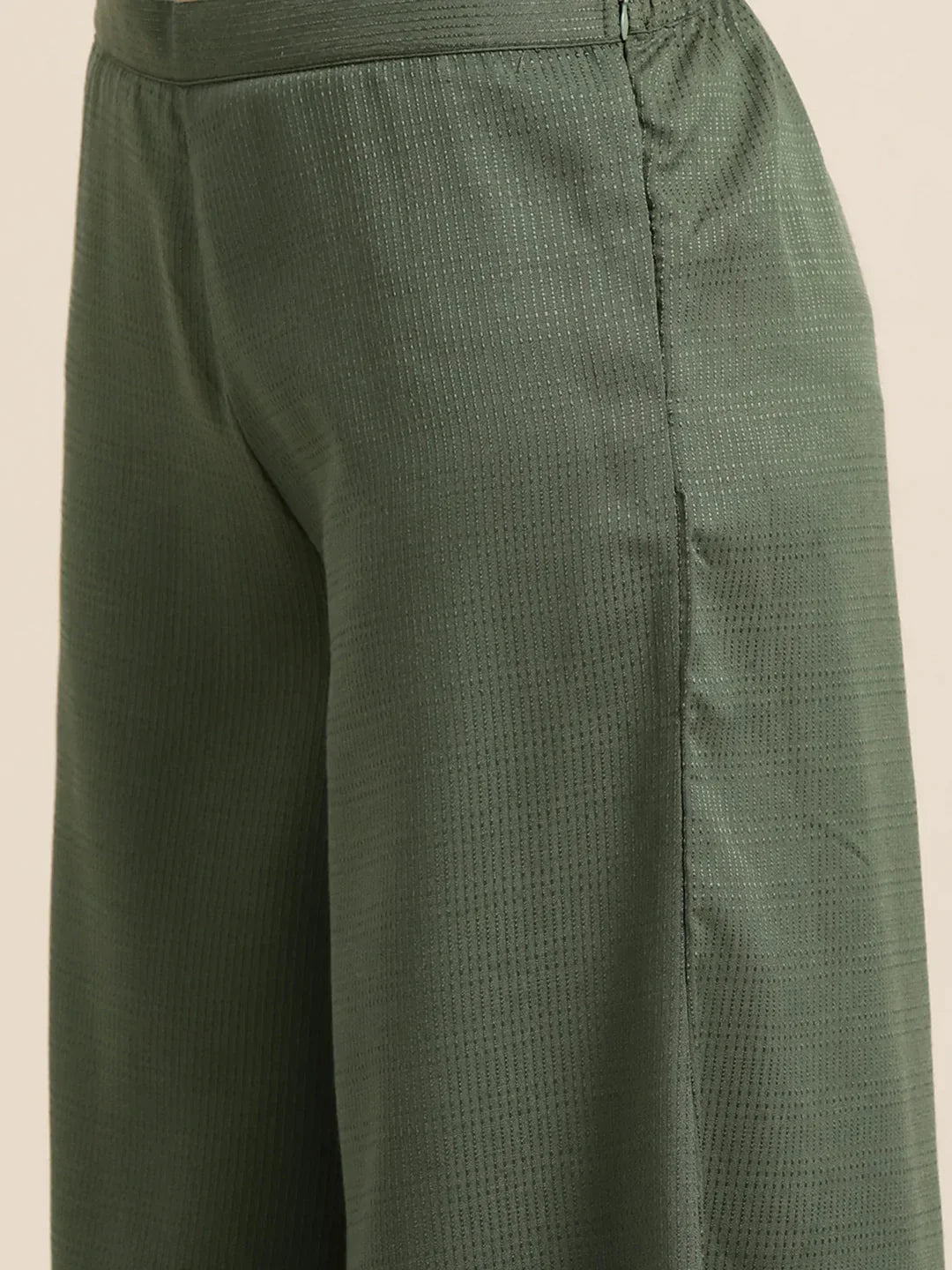 DesiQlo Women Kurta sets - Green - JOKPL_D41G_1481_Green_S