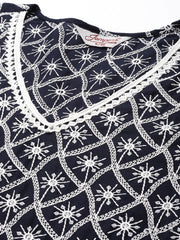 Women Ethnic Motifs Embroidered Sequinned Kurta With Palazzos & With Dupatta-JOKPL-D42W
