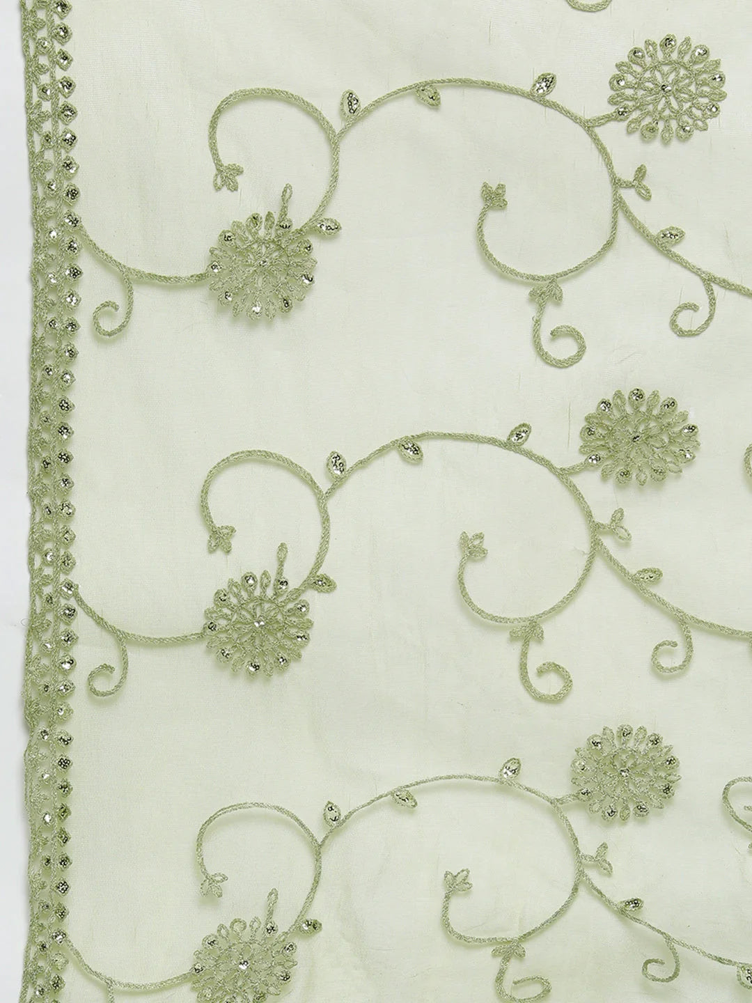 Green Sequinned Kurta Palazzo Set | Women's Palazzo Sets Online