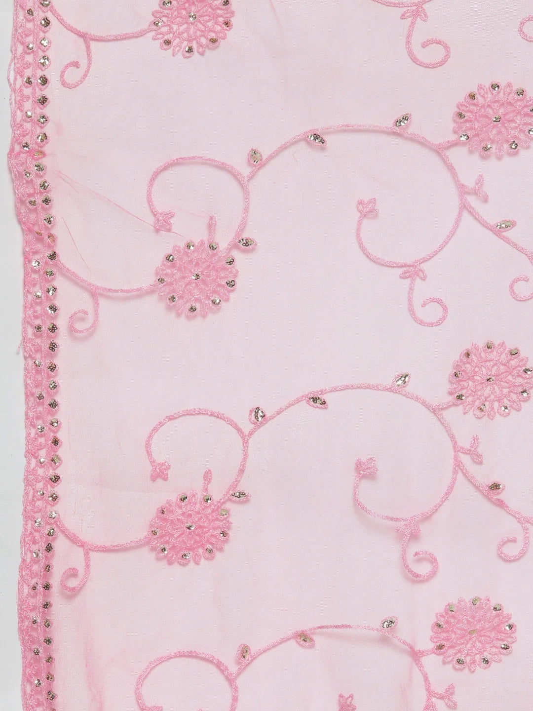 Pink Sequinned Kurta Palazzo Set | Women's Palazzo Sets