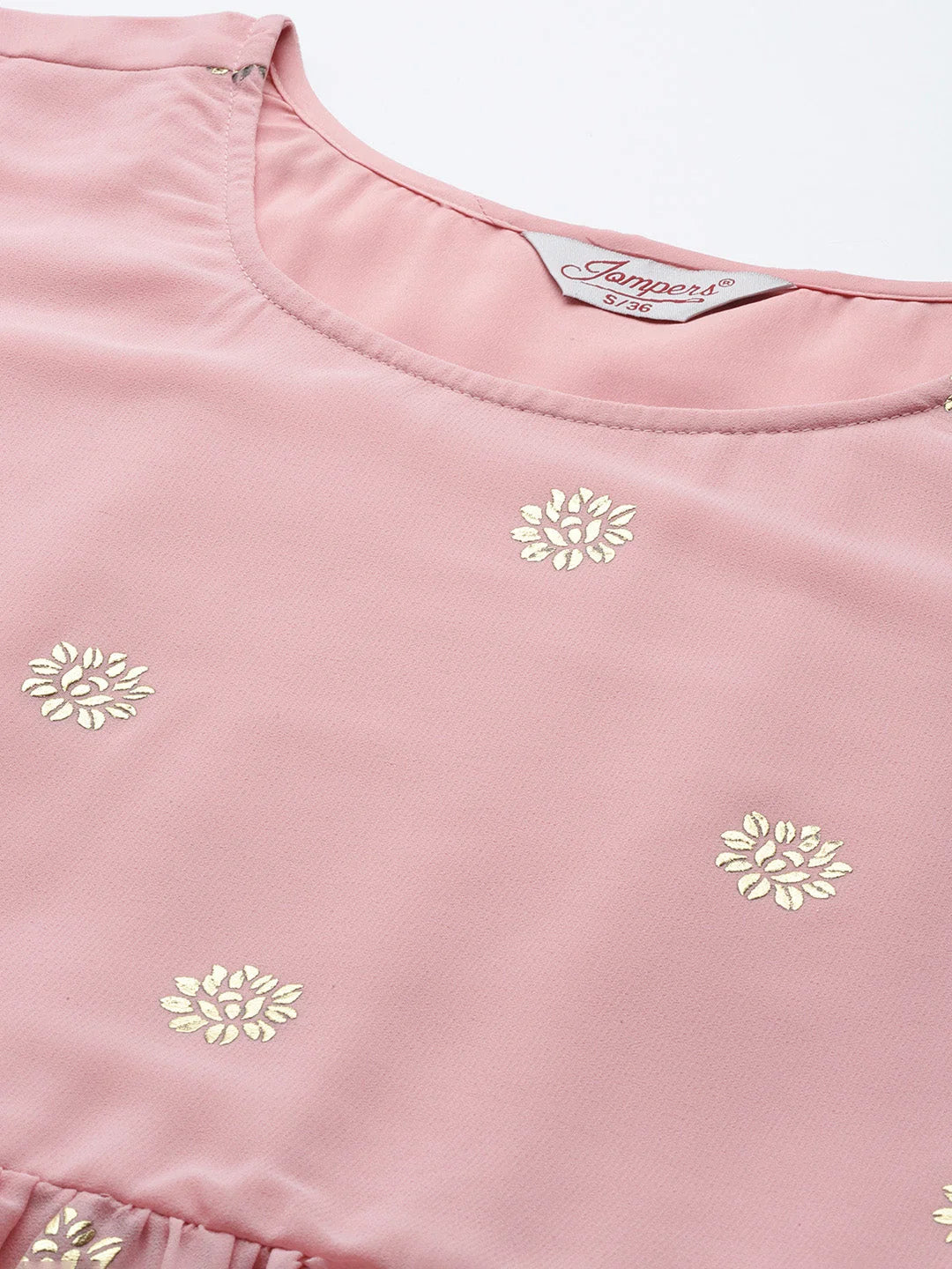 Pink Floral Kurta Palazzo Set | Women's Palazzo Sets