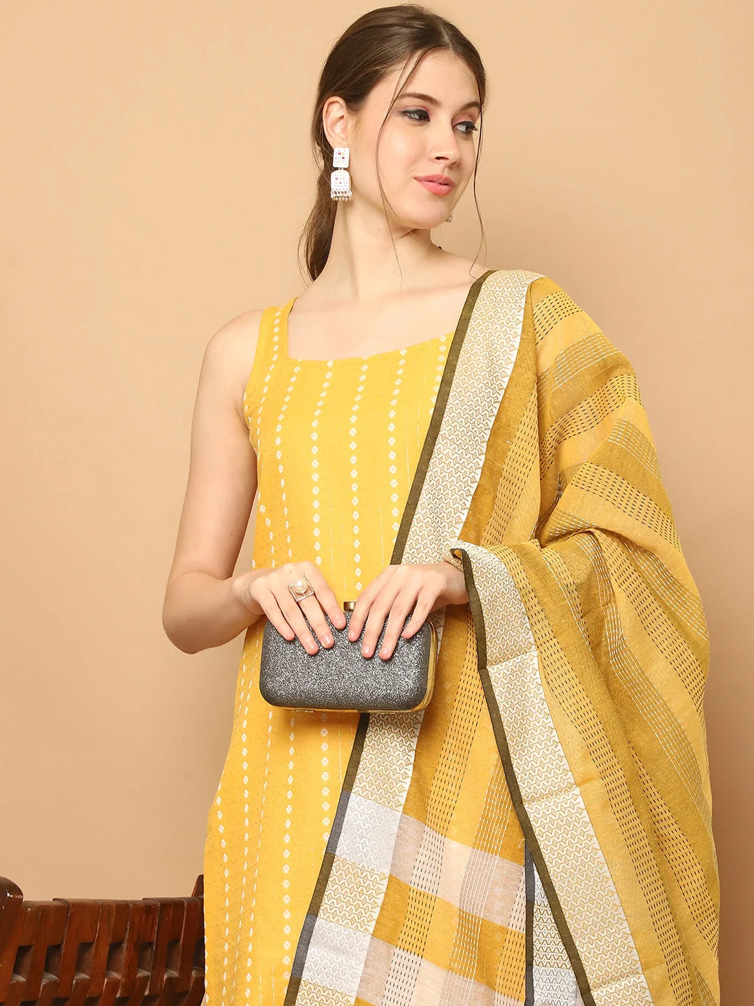 Yellow Kurta Palazzo Set | Women's Palazzo Sets with Dupatta
