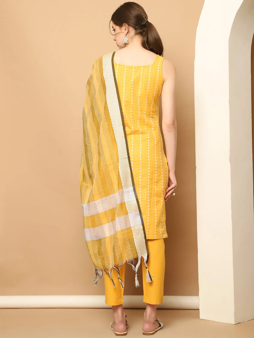 Yellow Kurta Palazzo Set | Women's Palazzo Sets with Dupatta