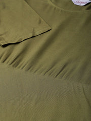 Women Olive Green Solid Kurta with Palazzos & Dupatta ( JOKPL MU-D 1283 Olive )-JOKPL-MU-D-1283