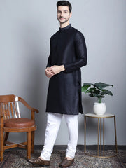 Printed Nehru Jacket With Kurta Pyjama Set