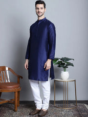 Men's Printed Nehru Jacket With Kurta Pyjama Set