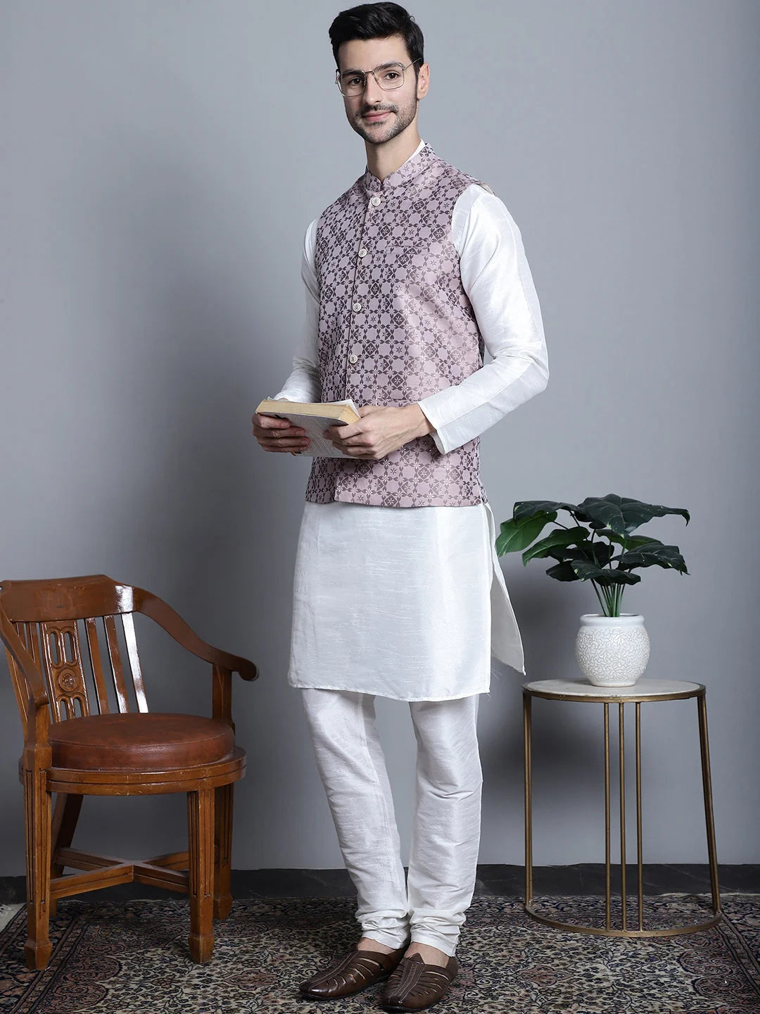 Men's Comfy Nehru Jacket & Kurta Pajama Set | Ethnic Style