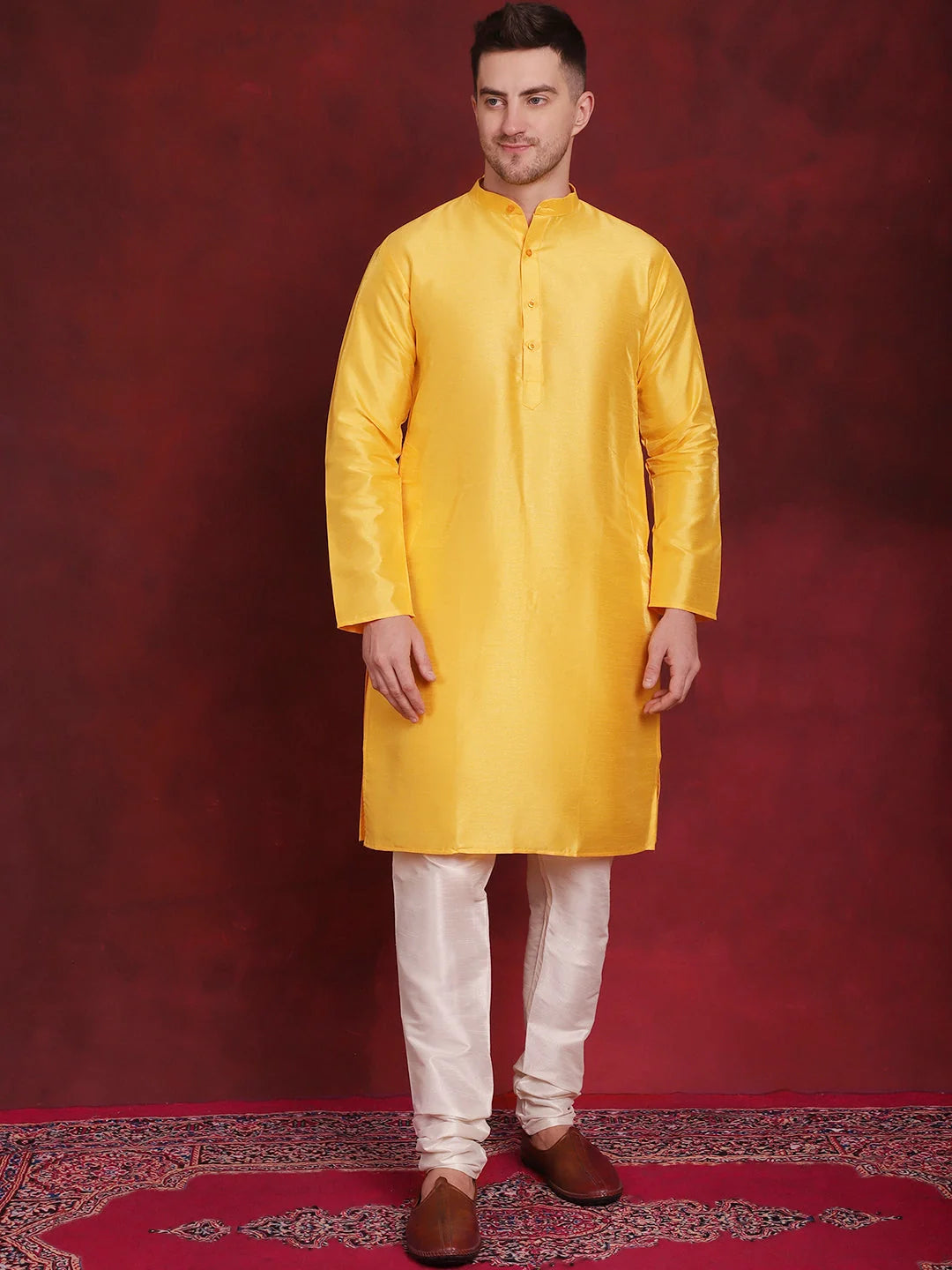 Shop Multi Printed Nehru Jacket with Kurta Pajama Set | Ethnic Wear