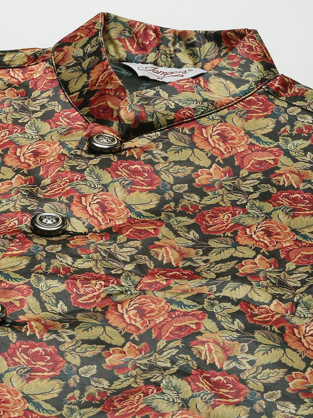 Printed Nehru Kurta Pajama Set - Mens Ethnic Wear Style