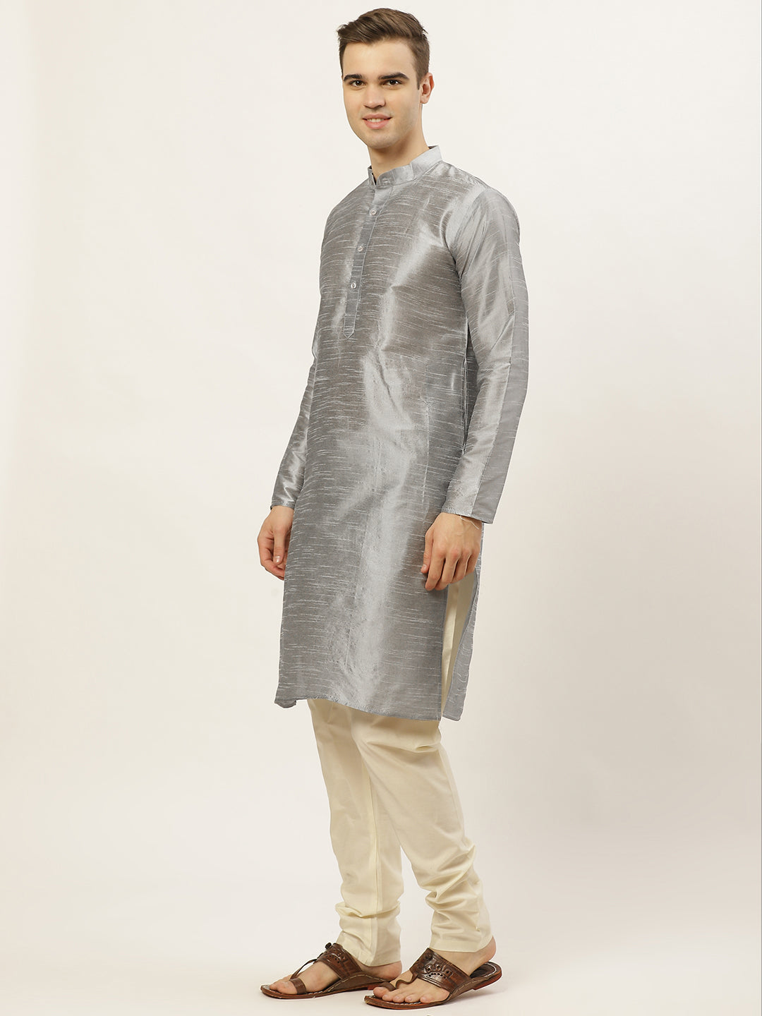Men's Printed Nehru Jacket & Kurta Pajama Set | Ethnic Style