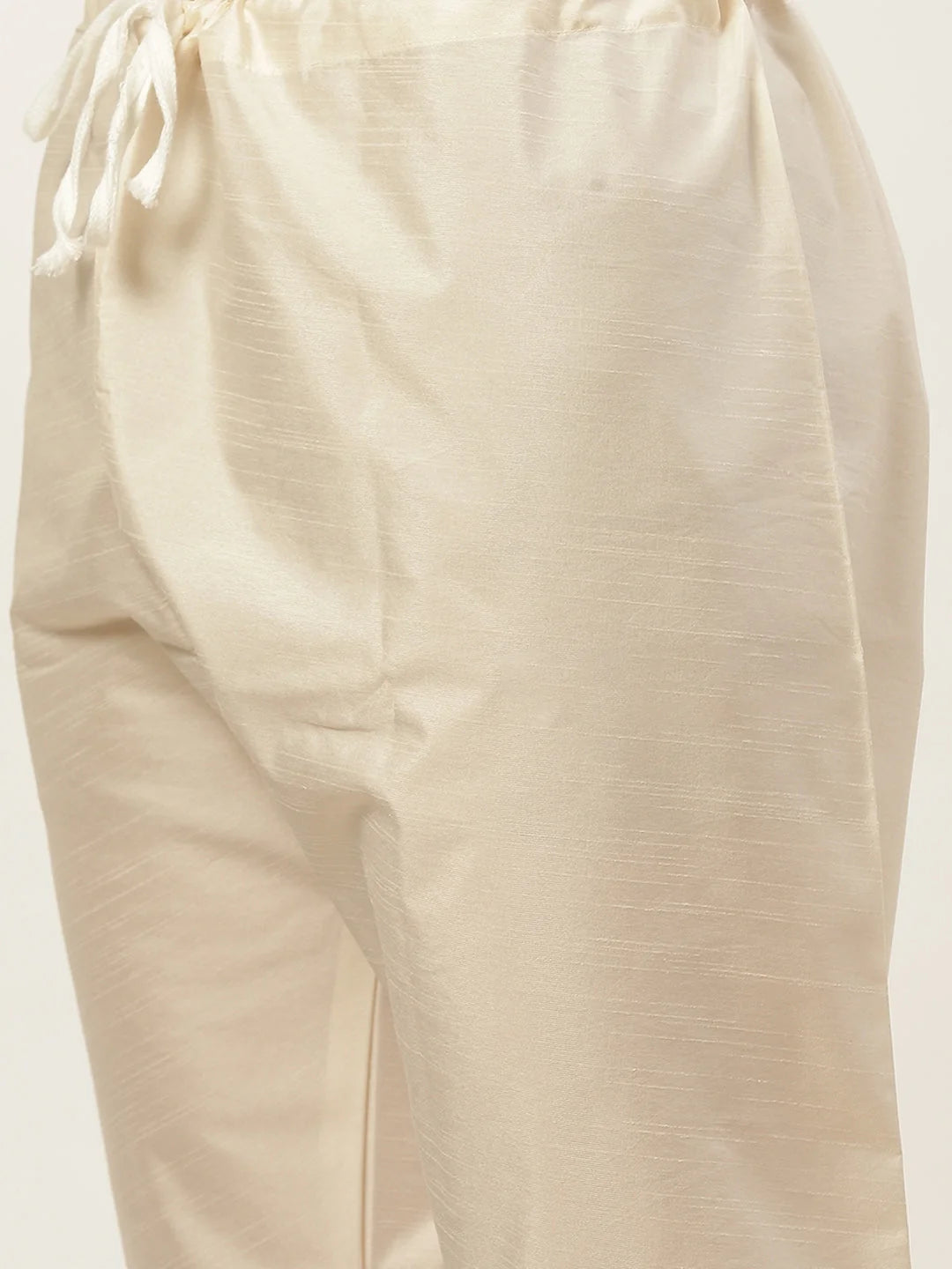 Light Embroidered Nehru Jacket & Mens Kurta Pajama Set