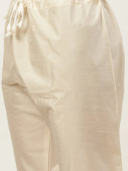 Men's Embroidered Light Nehru Jacket & Kurta Pyjama