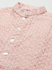 Men's Embroidered Nehru Jacket and Kurta Pyjama