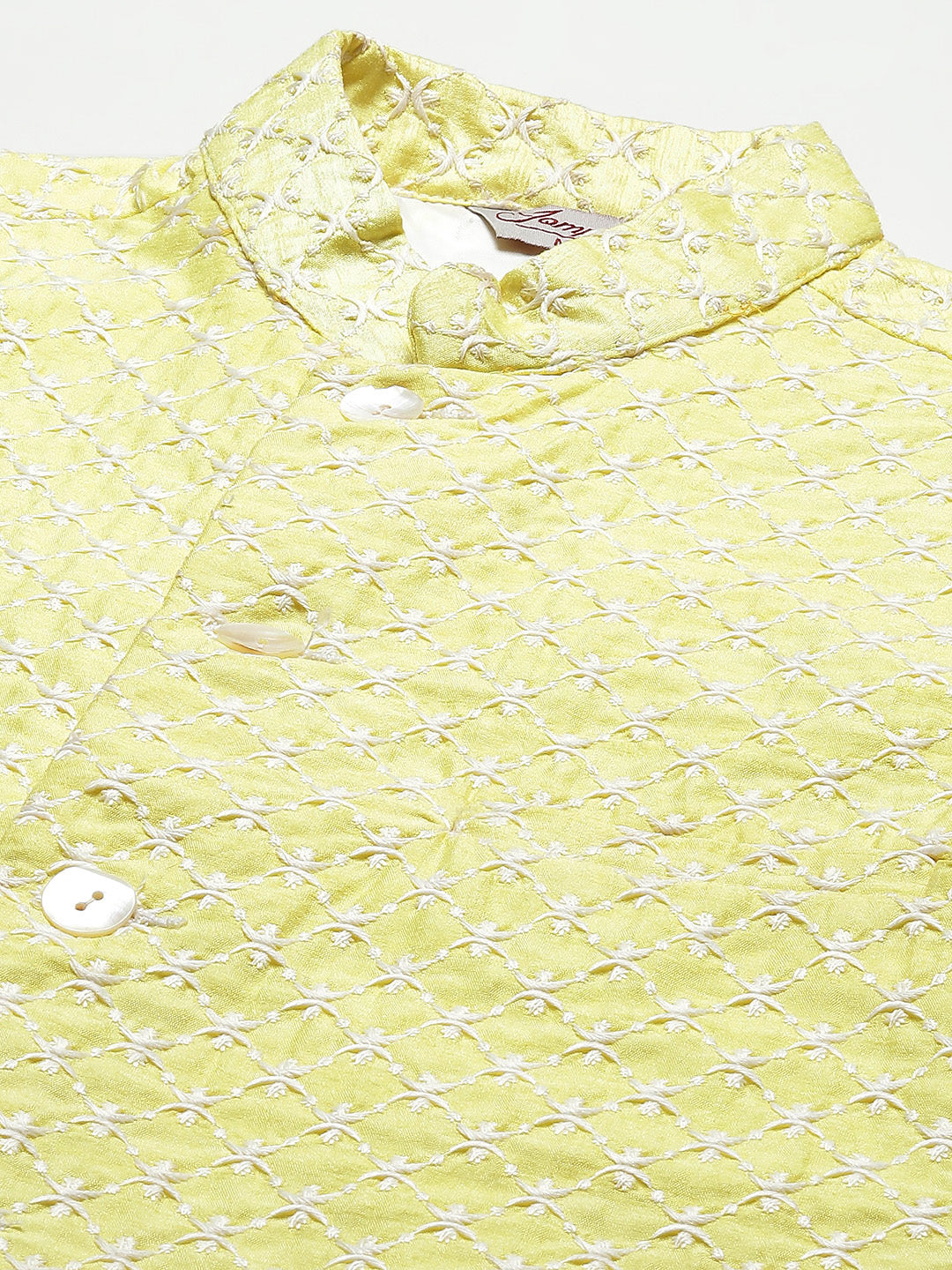 Mens Embroidered Nehru Jacket & Kurta Pajama Set | Pathani
