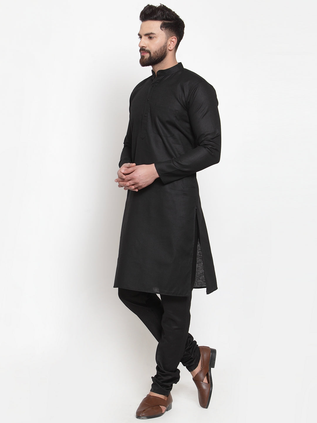 Men's Solid Cotton Kurta | Stylish Indian Kurta for Men