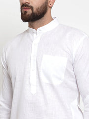 Men's Solid Cotton Kurtas