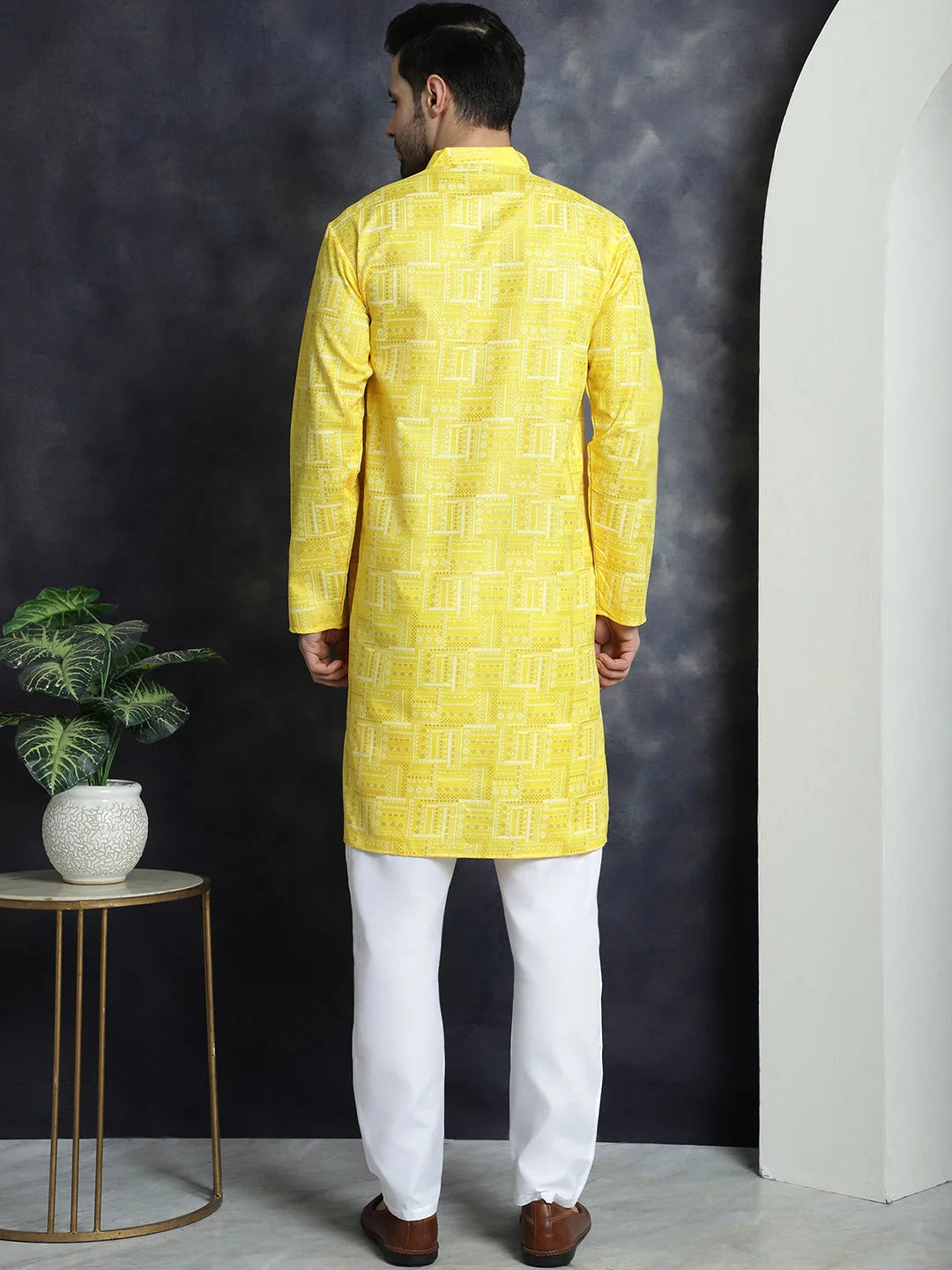 Men's Printed Kurta Pajama Set | Rayon Kurta Pajama