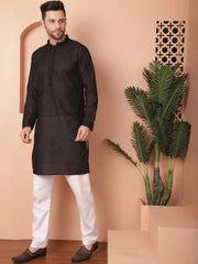 Chikankari Pure Cotton Kurta with Churidar-JOKP-PA