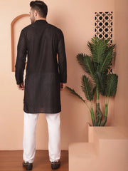 Chikankari Pure Cotton Kurta with Churidar-JOKP-PA