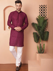 Chikankari Pure Cotton Kurta with Churidar-JOKP-PAE