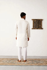 Men's Embroidered Kurta With Pyjama-JOKP-P