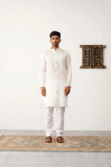 Men's Embroidered Kurta With Pyjama-JOKP-P
