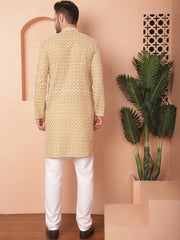 Chikankari Pure Quality Cotton Kurta with Pyjama-JOKP-P