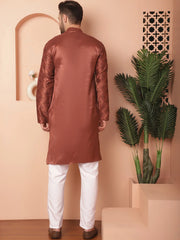 Men's Chikankaris and Sequence Kurta with Pyjama-JOKP-P