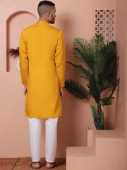 Men's Embroidered and Sequins Kurta with Pyjama-JOKP-P
