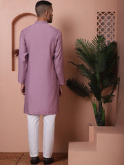 Men's Embroidered and Sequins Kurta with Pyjama-JOKP-VP