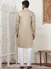 Collar Styled Embroidered & Sequin Kurta With Pyjama-JOKP-P