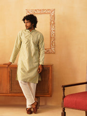 Embroidered Kurta Pyjama for Men-JOKP-P