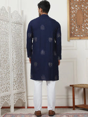 Embroidered Viscose Rayon Straight Kurta Pyjama Set-JOKP-PR