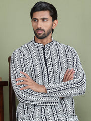 Embroidered and Mirror Work Kurta Pyjama Sets ( JOKP 5146Navy ) [FF] [P-12]