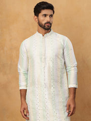 Embroidered and mirror work straight Kurta Set For Men, (JOKP 5231 Multi ) [FF] [D-2]